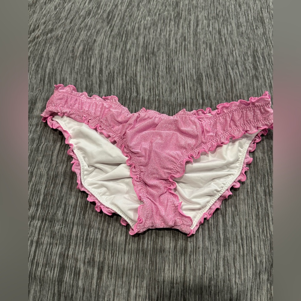 Victoria secret bikini bottom sparkly pink